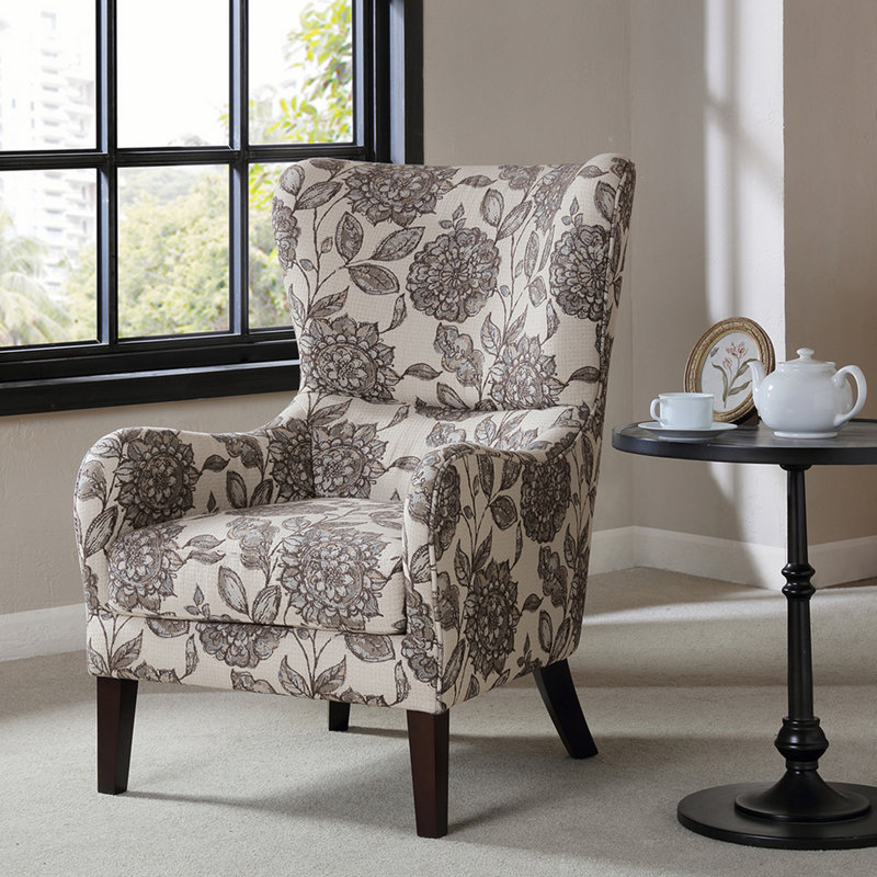 Bungalow Rose Cherylanne Swoop Wing Chair Wayfair